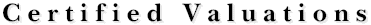 Certified Valuations